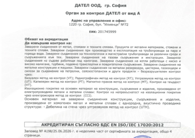 Сертификат за акредитация от 25.06.2026г_
